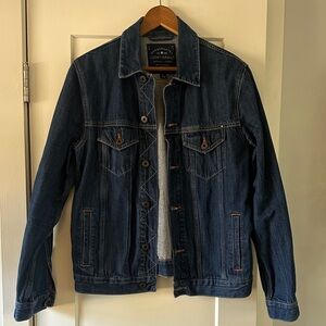 Lucky Brand Men's Dark Blue Denim Jacket Size M